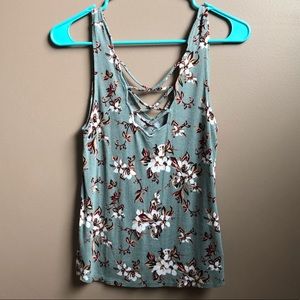 American Eagle Floral Tank